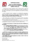 Carrefour en grève le 9 avril 2011 : communiqué de presse