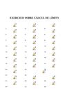 EXERCICIS SOBRE CÀLCUL DE LÍMITS