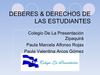 Deberes & Derechos De Las Estudiantes