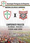 Material de apoio à imprensa - Paulista x Portuguesa