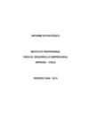 INFORME ESTRATEGICO - INSTITUTO PROFESIONAL