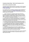 Comparative Analysis Report – What Can Be Compared for This?