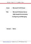 Test4pass Microsoft 74-679 exam dumps vce real test