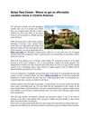 Belize Real Estate - Where to get an affordable vacation home in Central America