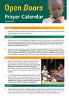 Prayer Calander, South Africa, Open Doors, April 2011 - English 