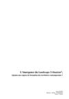 Aurore Rapin. Emergence du Landscape Urbanism et enjeux des territoires contemporains