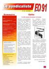 Journal de l'Union Départementale de l'Essonne (91) FORCE OUVRIERE AVRIL 2011 n°133