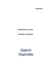 Emmanuel Kant - Teoria y praxis