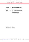 Test4pass Microsoft test MB6-503 exam dumps vce