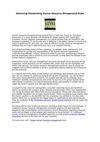 Delivering Outstanding Human Resource Management Roles 
