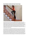 Stair Climbing- Benefits and How to Get It Done