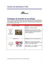 Catalogue des produits de remorquage