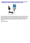 2nd Generation Audio FM Transmitter plus integrated Car Charger for the HP iPAQ hw6925 hw 6925 with Gomadic...