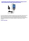 2nd Generation Audio FM Transmitter plus integrated Car Charger for the HP iPAQ rx1700 Series with Gomadic...