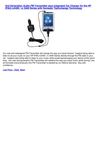 2nd Generation Audio FM Transmitter plus integrated Car Charger for the HP iPAQ rx3400 rx 3400 Series with Gomadic...