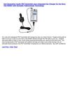 2nd Generation Audio FM Transmitter plus integrated Car Charger for the Sony Clie NX80V with Gomadic TipExchange...