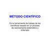 METODO CIENTIFICO
