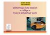 Démarrage d’une session « collège » avec le simulateur cyclo (Honda) - Document Académie de Rouen 