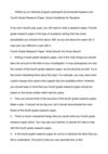 Fourth Grade Research Paper: Some Guidelines for Students