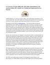 U.S. Secretary of Labor, Hilda Solis, offers high commendations to the American Indian OIC's Health Care Training and...