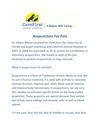 Acupuncture For Pets