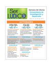 Semana del Idioma 'Ser Lúdico' 