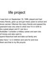 life project