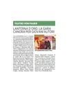 Il Secolo XIX | Teatro Von Pauer - Lanterna D'oro, la gara canora per giovani autori (2010)