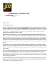 Madison Jazz Fundraising Letter