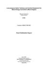 Low-pressure Hydro Turbines and Control Equipment for Wave Energy Converters