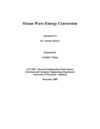 Ocean Wave Energy Conversion - UW, Madison