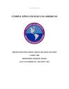 CUMPLE AÑOS DEL COLEGIO LAS AMERICAS 