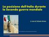 l'Italia e la 2a GM