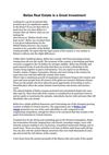 Belize Real Estate is a Great Investment