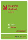 Programa electoral: Eixos bàsics