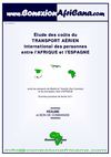 Résumé de l'étude de ConexionAfriCana.com sur les coûts du transport aérien international entre l'Espagne et...