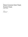 Dance Lessons from Team Kaizen Team