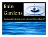 MO: Rain Gardens - Sustainable Solutions for Storm Water Runoff
