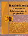 El aceite de argán un elixir que ha deslumbrado por sus propiedades
