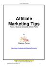 Affiliate Marketing Tips Report