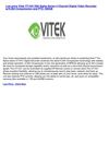 Televisions & Video - Vitek VT-H41500 Alpha Series 4 Channel Digital Video Recorder wH.264 Compression and PTZ, 500GB