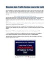 Massive Auto Traffic Review|Learn the Truth
