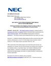 NEC DISPLAY SOLUTIONS SPONSORS THIRD ANNUAL BEST OF INFOCOMM AWARD