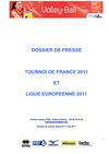 Dossier de presse équipe de France féminine de Volley-Ball été 2011