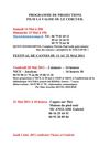 Calendrier projections