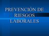 PREVENCIÓN RIESGOS LABORALES