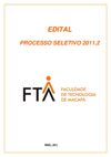 Edital do Vestibular FTA - Macapá 2011.2