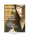 Article Writing Secrets