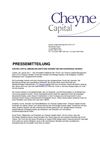 CHEYNE CAPITAL IMMOBILIEN-DEBTFOND GEWINNT BEI DEN EUROHEDGE AWARDS
