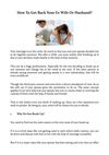 How To Get Back Your Ex Wife Or Husband?